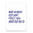 Deli Cards Postkarte "Fühlt sich aber gut an" | Besondere Karte mit Spruch