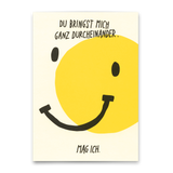 Deli Cards Postkarte "Ganz durcheinander" | Besondere Karte für Verliebte