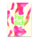 Deli Cards Postkarte "Für dich Blurred" | Ausgefallene Karte für jeden Anlass