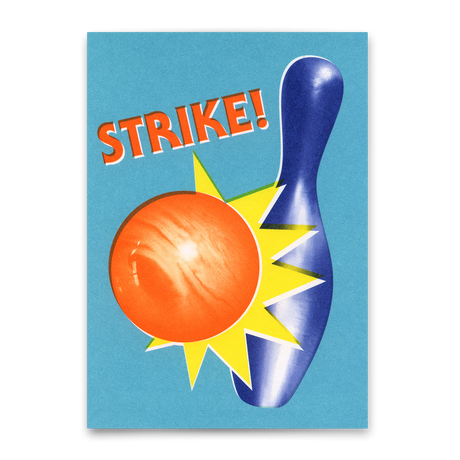 Deli Cards Postkarte "Strike" | Coole Karte zum Gratulieren