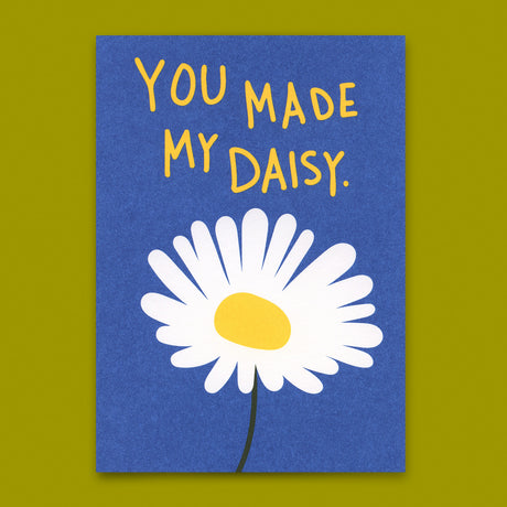 Deli Cards Postkarte "You made my Daisy" | Schöne Karte für Verliebte