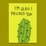 Deli Cards Postkarte "Pricked you" | Lustige Karte mit Spruch