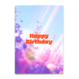 Deli Cards Postkarte "Happy Birthday Blumenwiese" | Besondere Karte zum Geburtstag