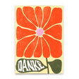 Deli Cards Postkarte "Boxed Flower" | Besondere Karte für jeden Anlass