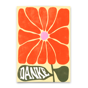 Deli Cards Postkarte "Boxed Flower" | Besondere Karte für jeden Anlass
