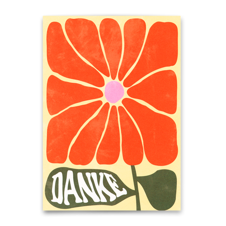 Deli Cards Postkarte "Boxed Flower" | Besondere Karte für jeden Anlass