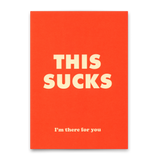 Deli Cards Postkarte "This sucks" | Besondere Karte mit Spruch