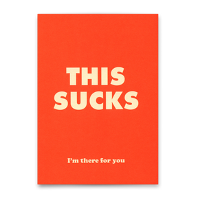 Deli Cards Postkarte "This sucks" | Besondere Karte mit Spruch