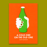 Deli Cards Postkarte "A cold one" | Coole Karte zum Geburtstag