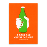 Deli Cards Postkarte "A cold one" | Coole Karte zum Geburtstag
