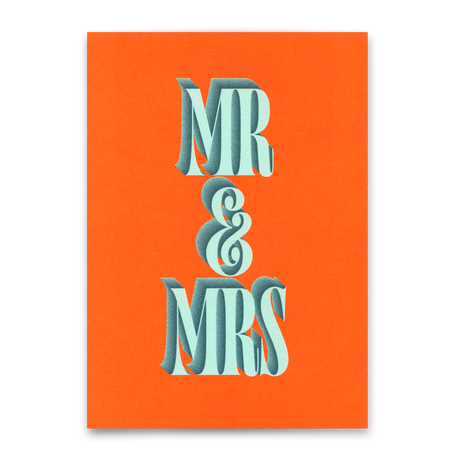 Deli Cards Postkarte "Mr & Mrs Vol. 2" | Coole Karte zur Hochzeit