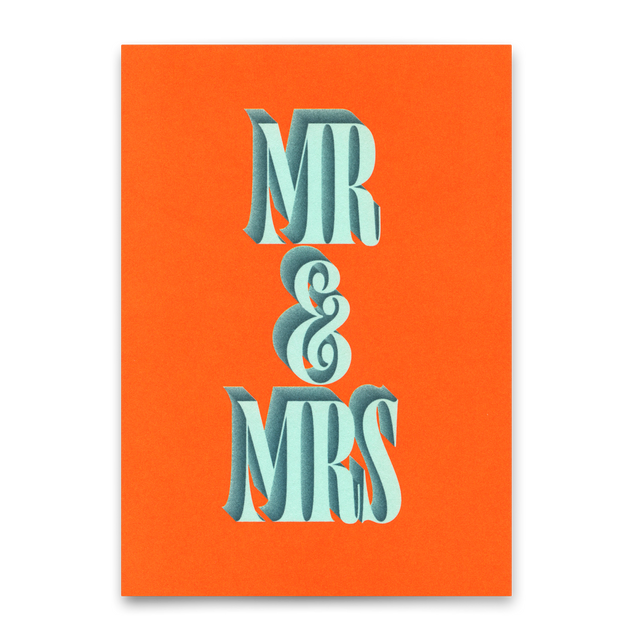 Deli Cards Postkarte "Mr & Mrs Vol. 2" | Coole Karte zur Hochzeit