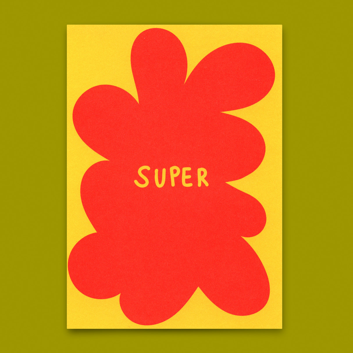 Deli Cards Postkarte "Super Abstrakt" | Coole Karte für jeden Anlass
