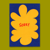 Deli Cards Postkarte "Sorry Abstrakt" | Besondere Karte zum Entschuldigen