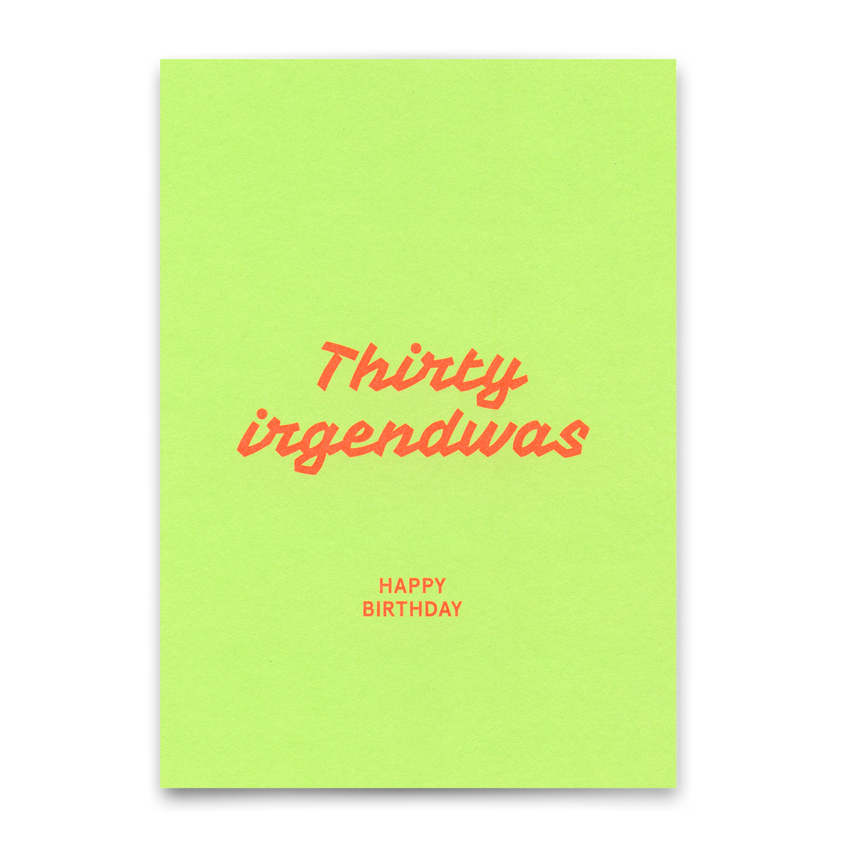 Deli Cards Postkarte "Thirty irgendwas" | Lustige Karte zum Geburtstag