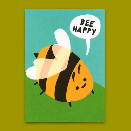 Deli Cards Postkarte "Be Happy" | Schöne Karte für jeden Anlass