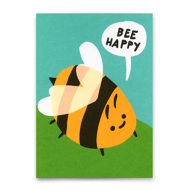 Deli Cards Postkarte "Be Happy" | Schöne Karte für jeden Anlass