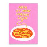 Deli Cards Postkarte "Lasta-Pasta" | Lustige Karte mit Spruch