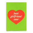 Deli Cards Postkarte "Best Girlfriend ever No. 2" | Coole Karte für Verliebte