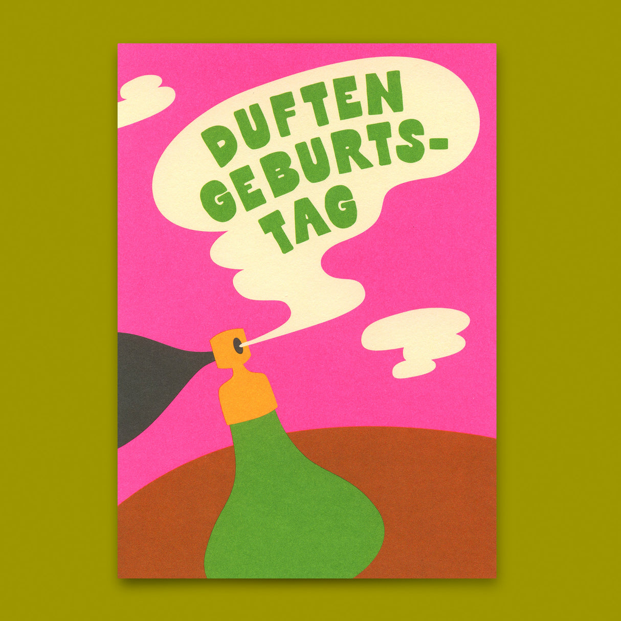 Deli Cards Postkarte "Duften Geburtstag No. 2" | Lustige Karte zum Geburtstag