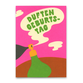 Deli Cards Postkarte "Duften Geburtstag No. 2" | Lustige Karte zum Geburtstag