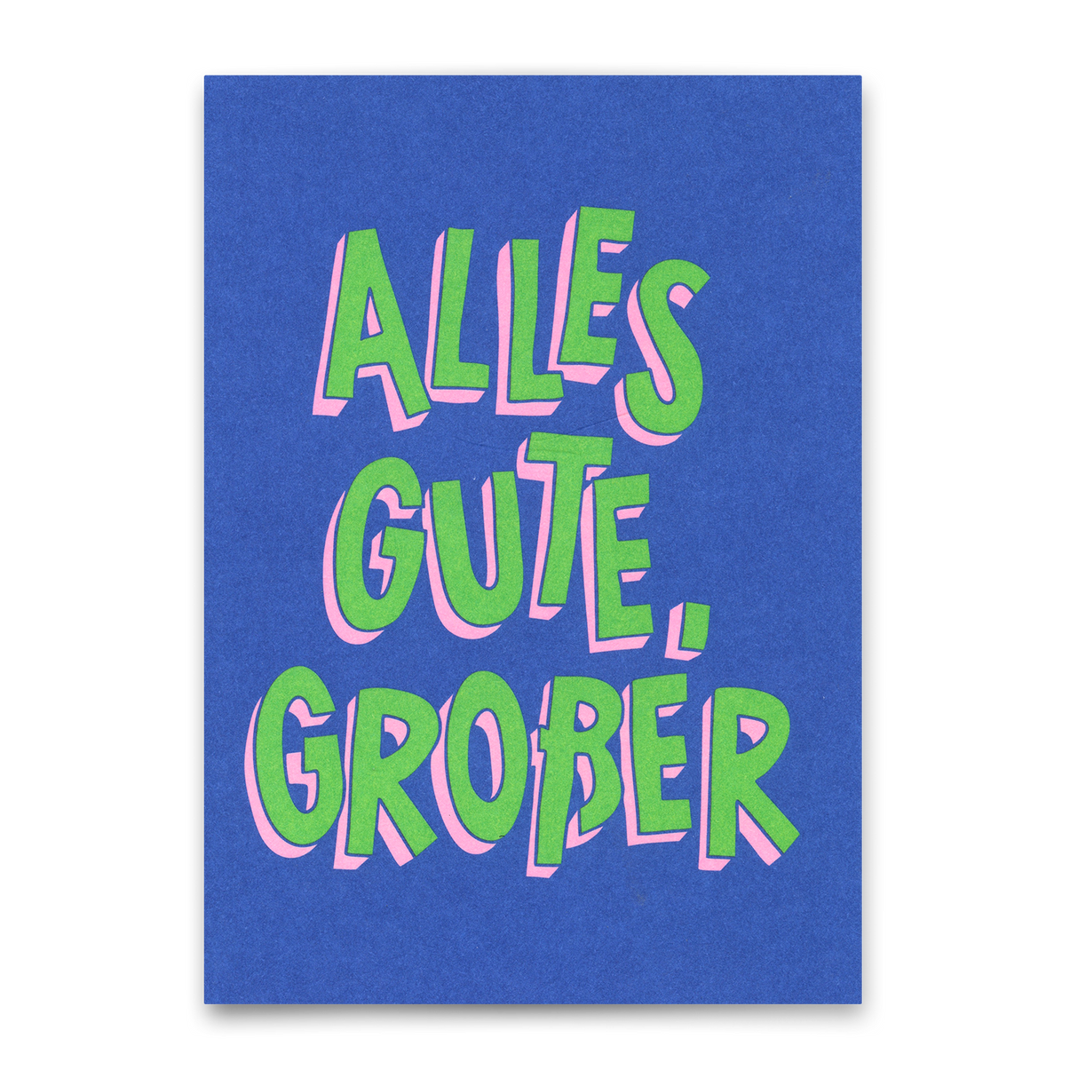 Deli Cards Postkarte "Alles Gute, Großer" | Besondere Karte zur Gratulation
