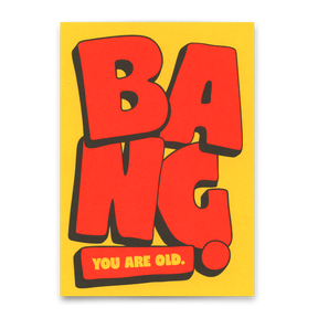 Deli Cards Postkarte "Bang" | Ausgefallene Karte zur Gratulation