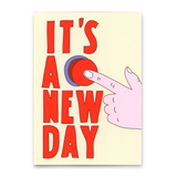 Deli Cards Postkarte "It`s a new day" | Coole Karte mit Spruch
