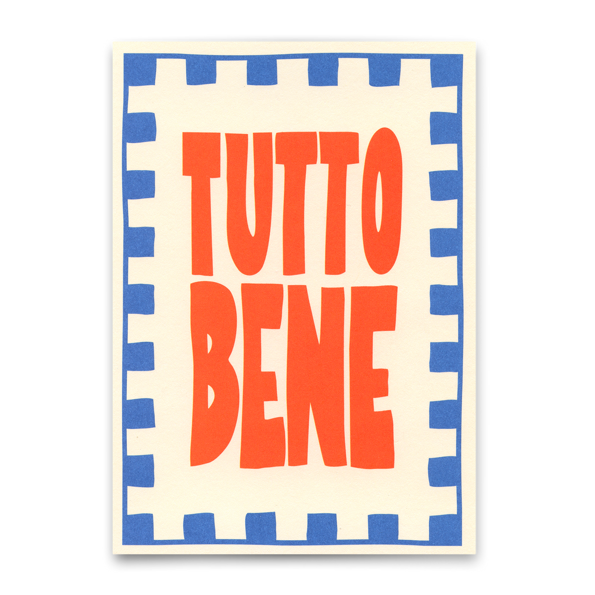 Deli Cards Postkarte "Tutto bene" | Coole Karte für jeden Anlass