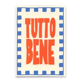 Deli Cards Postkarte "Tutto bene" | Coole Karte für jeden Anlass