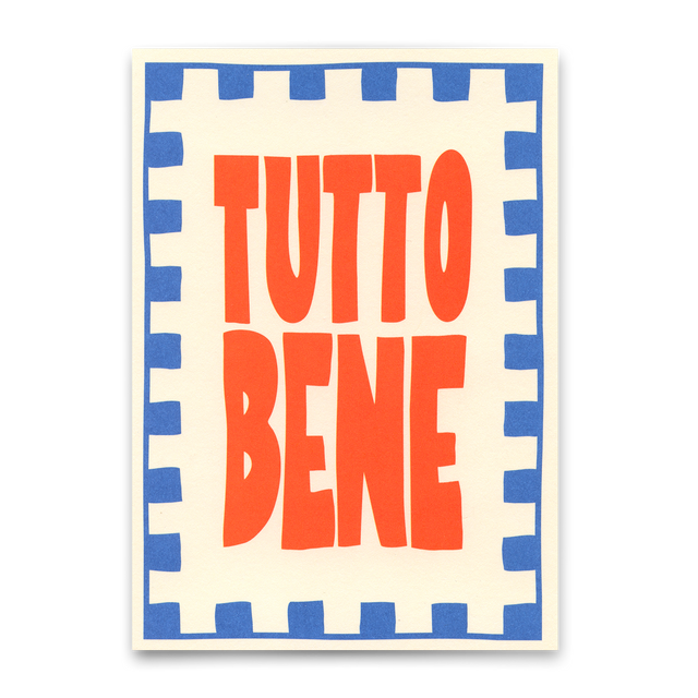 Deli Cards Postkarte "Tutto bene" | Coole Karte für jeden Anlass
