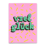 Deli Cards Postkarte "Viel Glück" | Besondere Karte zum Glückwünschen