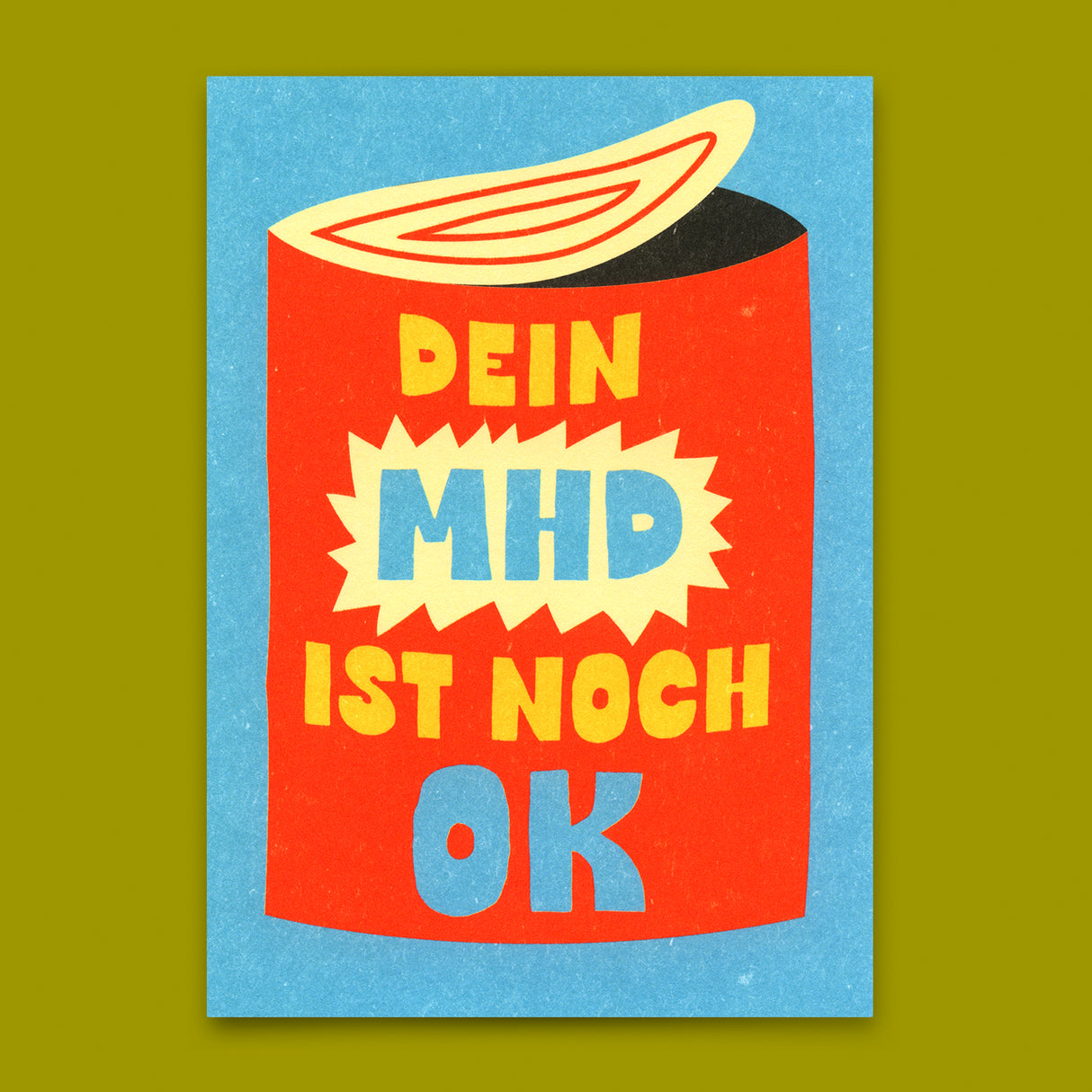 Deli Cards Postkarte "MHD" | Lustige Karte zum Geburtstag