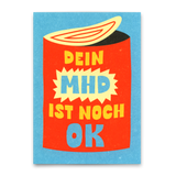 Deli Cards Postkarte "MHD" | Lustige Karte zum Geburtstag