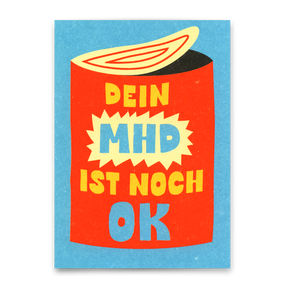 Deli Cards Postkarte "MHD" | Lustige Karte zum Geburtstag