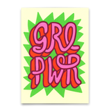 Deli Cards Postkarte "GRLPWR" | Coole Karte für jeden Anlass
