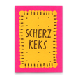 Deli Cards Postkarte "Scherzkeks" | Lustige Karte für jeden Anlass