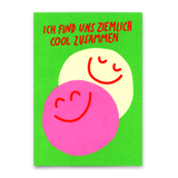 Deli Cards Postkarte "Cool zusammen" | Ausgefallene Karte für Verliebte
