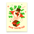 Deli Cards Postkarte "Surprise old" | Lustige Karte zum Geburtstag
