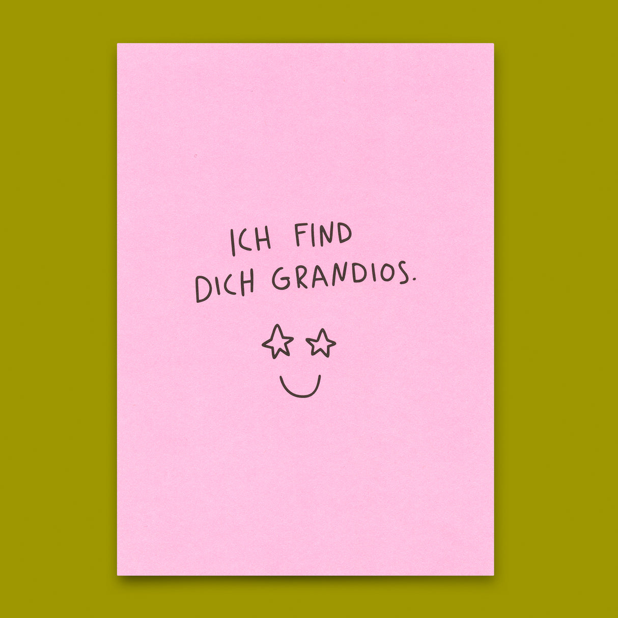 Deli Cards Postkarte "Ich find dich grandios" | Besondere Karte für Verliebte