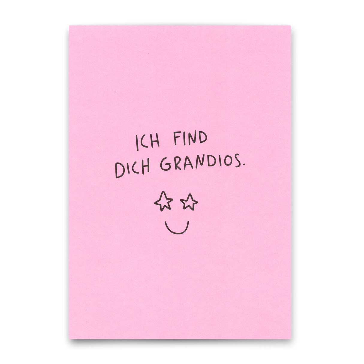 Deli Cards Postkarte "Ich find dich grandios" | Besondere Karte für Verliebte