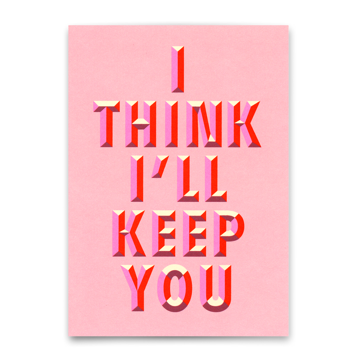 Deli Cards Postkarte "I'll keep you" | Schöne Karte für Verliebte