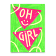Deli Cards Postkarte "Oh Girl" | Coole Karte für jeden Anlass