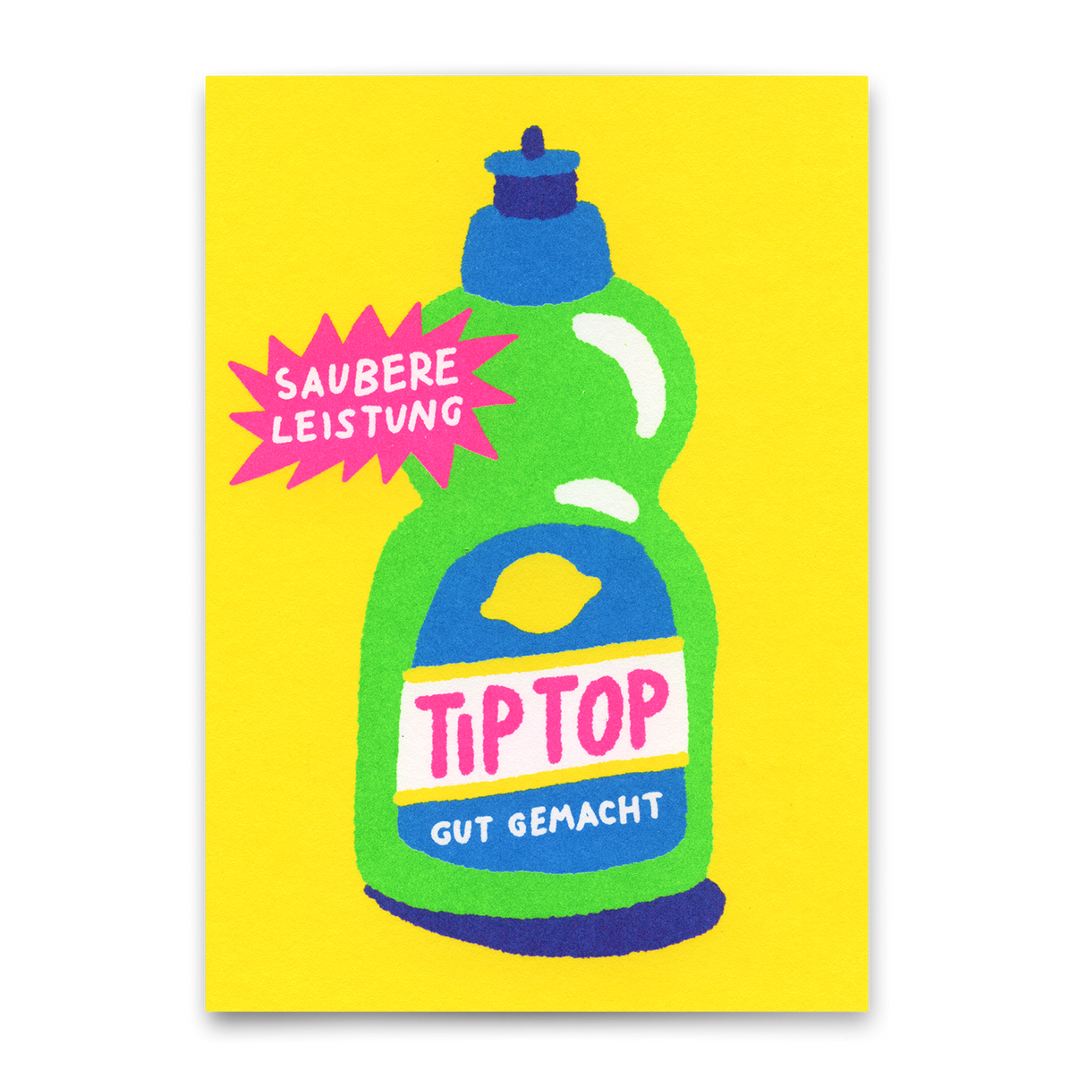 Deli Cards Postkarte "Tip Top" | Coole Karte zur Gratulation