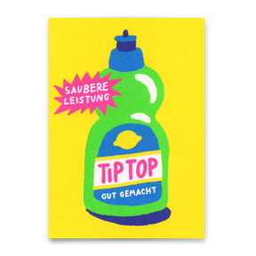 Deli Cards Postkarte "Tip Top" | Coole Karte zur Gratulation