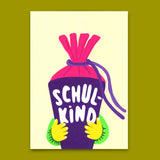 Deli Cards Postkarte "Schulkind" | Schöne Karte für den Schulstart