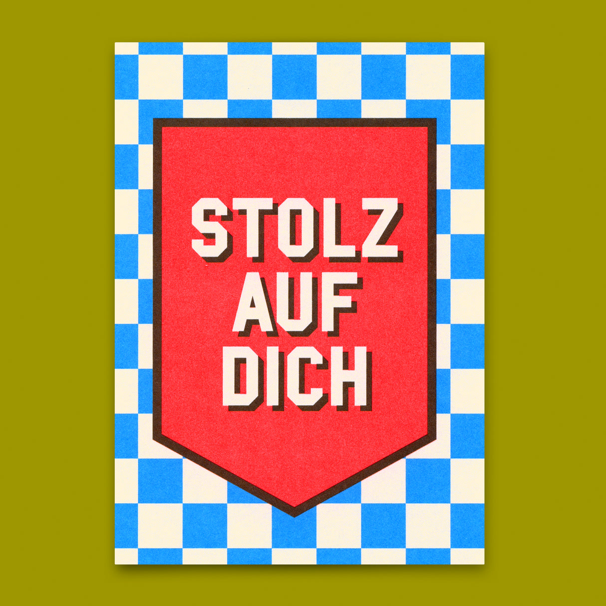 Deli Cards Postkarte "Stolz auf dich" | Besondere Karte zur Gratulation