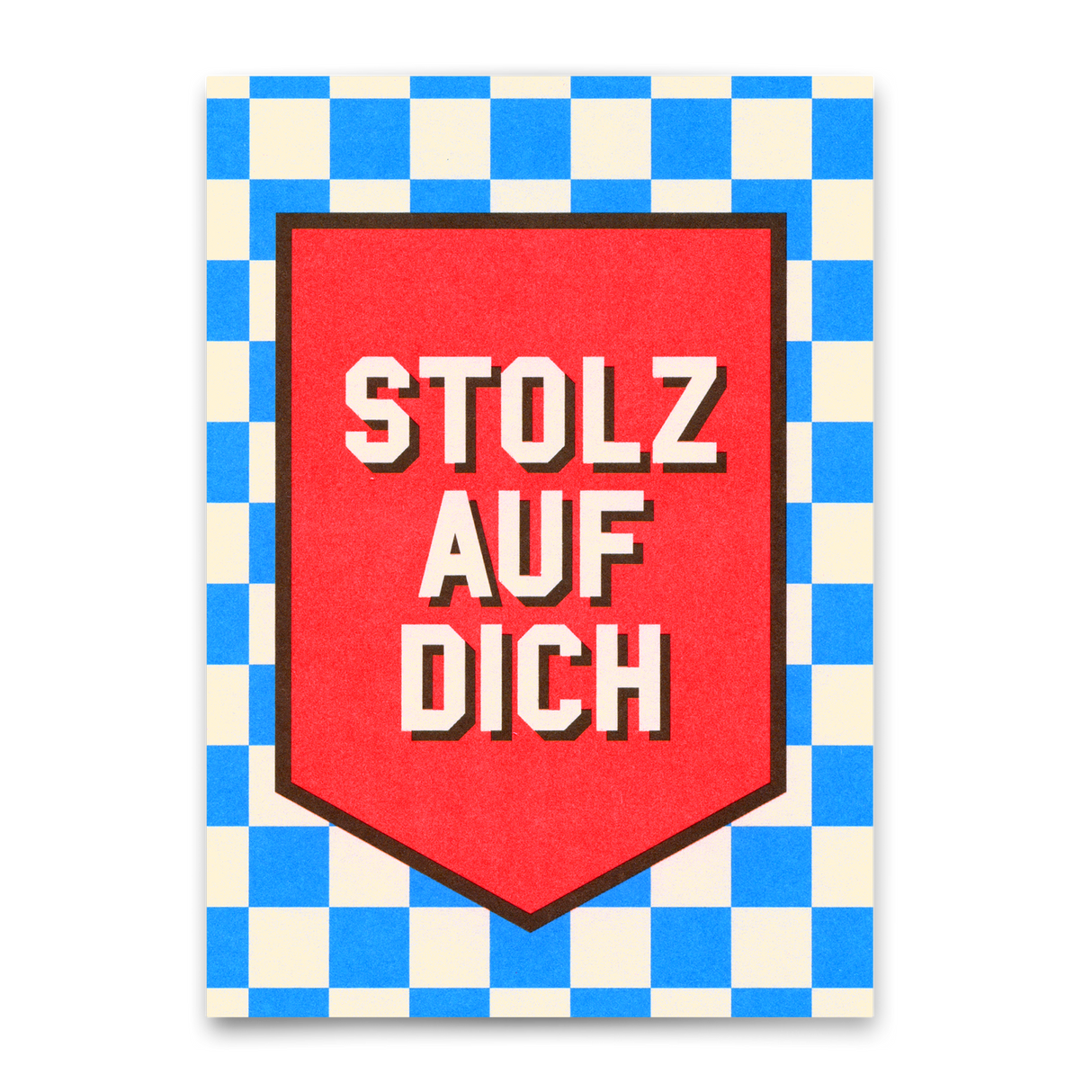 Deli Cards Postkarte "Stolz auf dich" | Besondere Karte zur Gratulation
