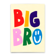 Deli Cards Postkarte "Big Bro" | Coole Karte für große Brüder