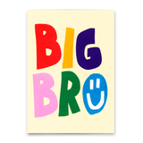 Deli Cards Postkarte "Big Bro" | Coole Karte für große Brüder